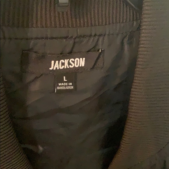 Black Bomber Jacket - Picture 3 of 3